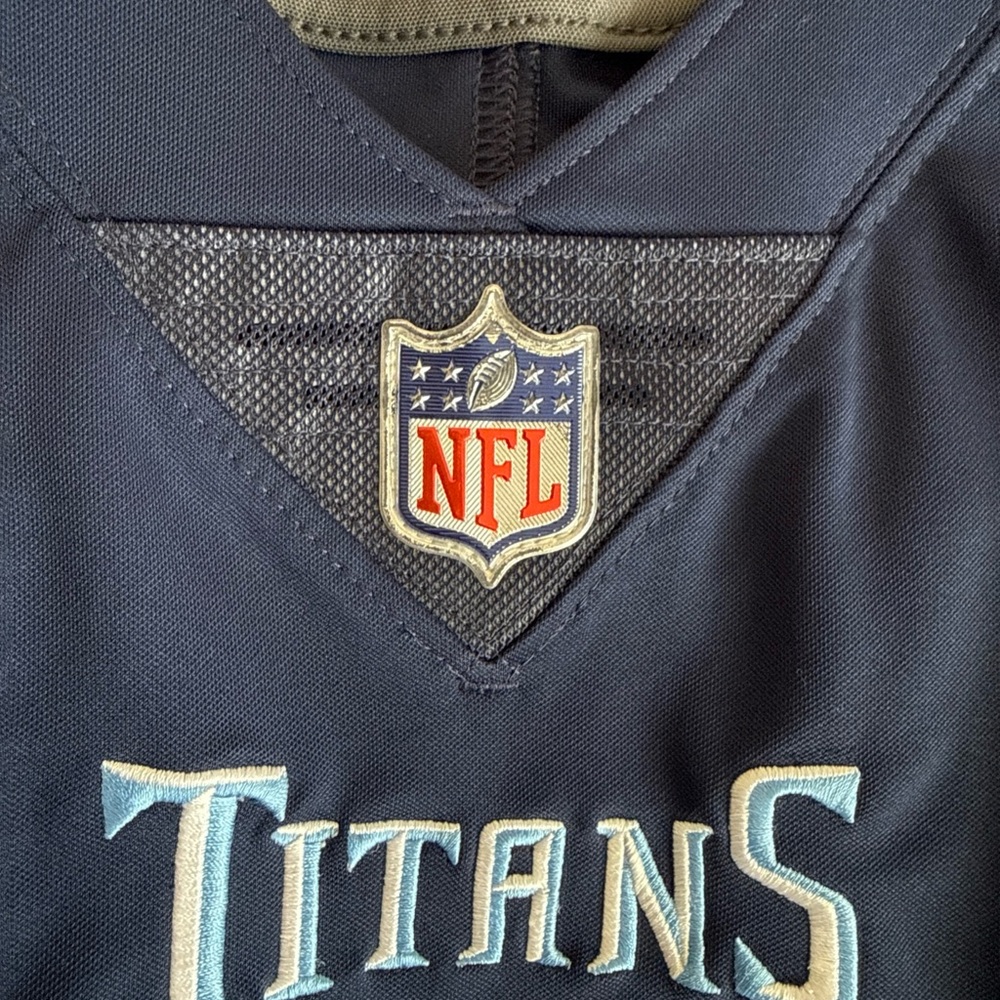 Men’s Nike Julio Jones #2 Tennessee Titans Vapor Lmtd Jersey Sz 2XL - Blue RARE - Picture 5 of 6